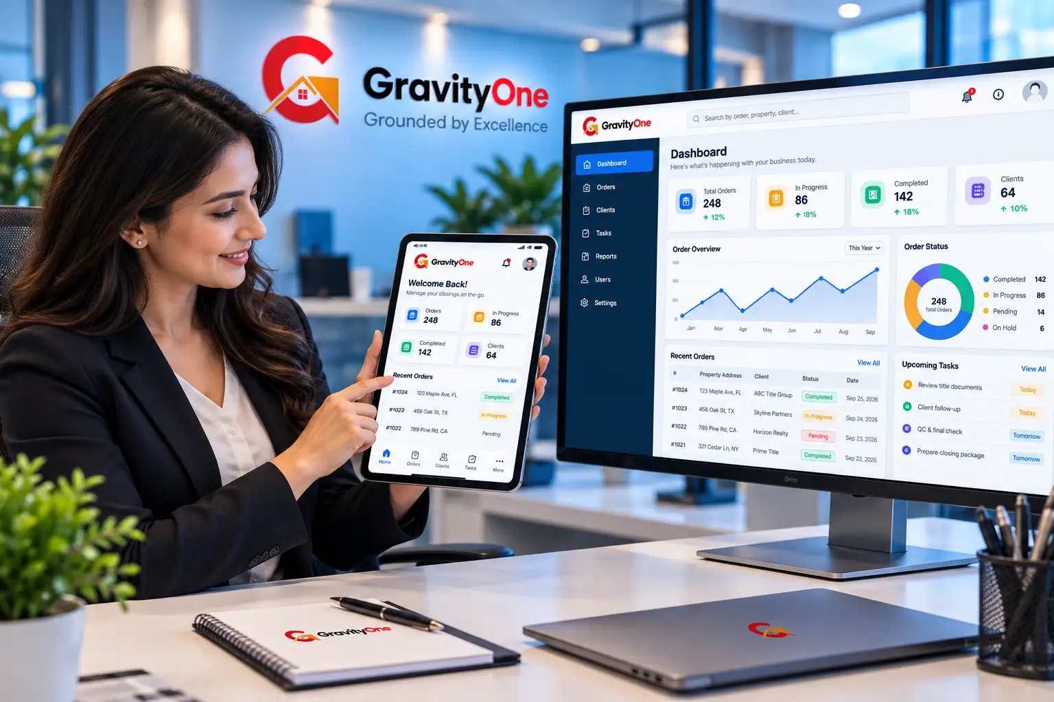 Custom software solutions for business transformation thumbnail – GravityOne Solution tech services